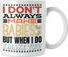Trendation - Zwillinge Tasse Geschenk Papa 2 Kinder When I Produktbild-Vorschau 1
