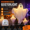 4er Set Halloween Deko LED Geister, hängende Halloween Produktbild-Vorschau 4