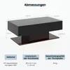 COSTWAY Couchtisch mit LED Beleuchtung Helligkeit Produktbild-Vorschau 7