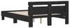 vidaXL Bedframe met hoofdeinde, zwart, 120x200 cm, Productafbeelding-voorbeeld 6