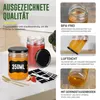 UISEBRT sada 12 zavařovacích sklenic s černým víčkem - Náhled obrázku produktu 4