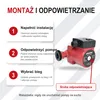 AVANSA 25-6/180 Pompa obiegowa CO 230 V – DN25 1½", 180 mm, Podgląd zdjęcia produktu 6