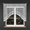 Rideau court arqué décoratif FLORENTYNA 120 blanc 330x120 Voir les images du produit 9