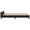 vidaXL Bettgestell ohne Matratze Schwarz 140x190 cm Samt Produktbild-Vorschau 5
