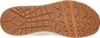The sole of a white sneaker with a brown rubber outsole. Podgląd zdjęcia produktu