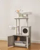 Drapak dla kota z kuwetą 2 w 1  140 cm Podgląd zdjęcia produktu 4