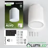 LUMILED povrchový bodový svítidlo GU10 objímka bílá pevné Náhled obrázku produktu 8