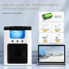 4-in-1 Mini Klimaanlage,RGB Luftkühler,Tragbare USB Produktbild-Vorschau 5