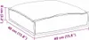 vidaXL Kissen 4 pcs Beige 40 x 40 x 8 cm Oxford-Stoff Produktbild-Vorschau 8