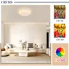 ZMH LED plafoniera camera da letto plafoniera rotonda 25cm Anteprima dell’immagine prodotto 3