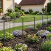 Teichzaun Oberbogen 11tlg. - ca. 390 x 78,5 cm - Anthrazit Produktbild-Vorschau 9