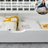 Babybett Beistellbett mit Schublade Hausbett Kinderbett Produktbild-Vorschau 7