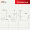 Lavita | WC Kompakt Runson 2.0 - Keramik - Innovatives Produktbild-Vorschau 8