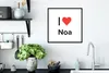 MuchoWow® Gerahmtes Poster Ich liebe - Noa - Mädchen 40x40 Produktbild-Vorschau 3