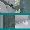 Mai & Mai Nischentür Duschtür Schiebetür 140cm Höhe:195cm  Produktbild-Vorschau 5