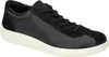 A studio shot of a black leather sneaker with a white sole. Náhled obrázku produktu