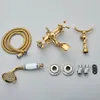 Vanová baterie KRAN retro GOLD mosaz HIMEA zlatá LAUFERI Náhled obrázku produktu 6