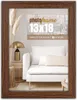 Holzrahmen ZEP Halle 10x15 cm Braun Blockprofil Klarglas Produktbild-Vorschau 1