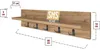 Pijnboom Wandgarderobe mit Ablage und 10 Haken 80 cm Produktbild-Vorschau 2
