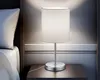 Lampe de table JERRY 1 flamme Chrome Abat-jour en tissu Voir les images du produit 2
