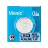 Piles alcalines Vinnic G12 / AG12 / L1142 / LR43 / 186 / Voir les images du produit 1