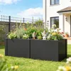 Hochbeet aus galvanisiertem Stahl, 150 x 53 x 55 cm, Produktbild-Vorschau 2