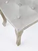 Bank Mathilde 110 x 36 x 47 cm Birkenholz und Stoff Grau Produktbild-Vorschau 3