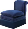 Casa Padrino Luxus Designer Sessel Blau 55 x 74 x H. 74 cm Produktbild-Vorschau 1