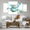 Bild auf Leinwand - Leinwandbild - Abstraktion Vogel Natur Produktbild-Vorschau 6