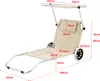 A diagram of a beach chair with dimensions indicated by measurement lines and text. Náhled obrázku produktu