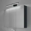 doporro Spiegelschrank Wandschrank in matt Anthrazit 100x70 Produktbild-Vorschau 1