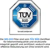 A certification seal with text about product quality and safety. Náhled obrázku produktu