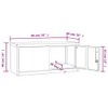 vidaXL Szafka na dokumenty czarna 90x40x40 cm stalowa Podgląd zdjęcia produktu 6