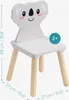 Navaris Kindersitzgruppe 3tlg. aus Holz - 1 Kindertisch 2 Produktbild-Vorschau 5