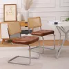 MODFU Esszimmerstühle-set Küchenstuhl mit 2-Rattan Produktbild-Vorschau 9