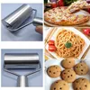 Váleček z nerezové oceli na pečivo a pizzu, dvojitý váleček Náhled obrázku produktu 3