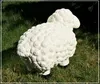 Gartenfigur Schaf Weiss Polystone detailgetreu handbemalt Produktbild-Vorschau 4