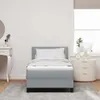 vidaXL Boxspringbed met matras, lichtgrijs, 80 x 200 cm, Productafbeelding-voorbeeld 3