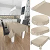Tischdecke Wachstuch Einfarbig Beige Robust Wasserabweisend Produktbild-Vorschau 5