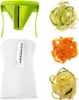 A spiralizer kitchen tool with three different vegetable spiral cuts. Náhled obrázku produktu