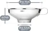 trychtýř com-four® z nerezové oceli 304 - Plnicí trychtýř Náhled obrázku produktu 6