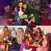 A collage of images showing children interacting with art kits, some with Christmas decorations in the background. Produktbild-Vorschau