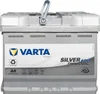 A Varta Silver Dynamic AGM car battery is shown against a white background. Produktbild-Vorschau