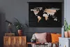 MuchoWow® Wandteppich Wandbehang Weltkarte - Farben - Produktbild-Vorschau 5