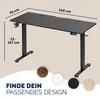 CASARIA® Bureau électrique réglable en hauteur aspect Voir les images du produit 3