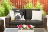 MuchoWow® Outdoor Kissen - Pferde - Tiere - Schwarz - Weiß Produktbild-Vorschau 5