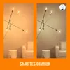 WiZ: Bombilla LED de forma tradicional, transparente, 60 W, Vista previa de la imagen del producto 9