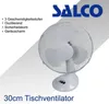 Salco Tischventilator STT-30.1 weiß Produktbild-Vorschau 5