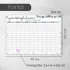 Geburtstagskalender Konfetti I DIN A3 I jahresunabhängig I Produktbild-Vorschau 2