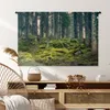 MuchoWow® Wandteppich Wandbehang Wald - Baum - Moos 150x100 Produktbild-Vorschau 6